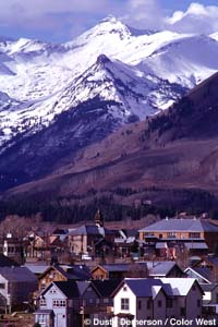 Paradise Divide viewed from downtown Crested Butte